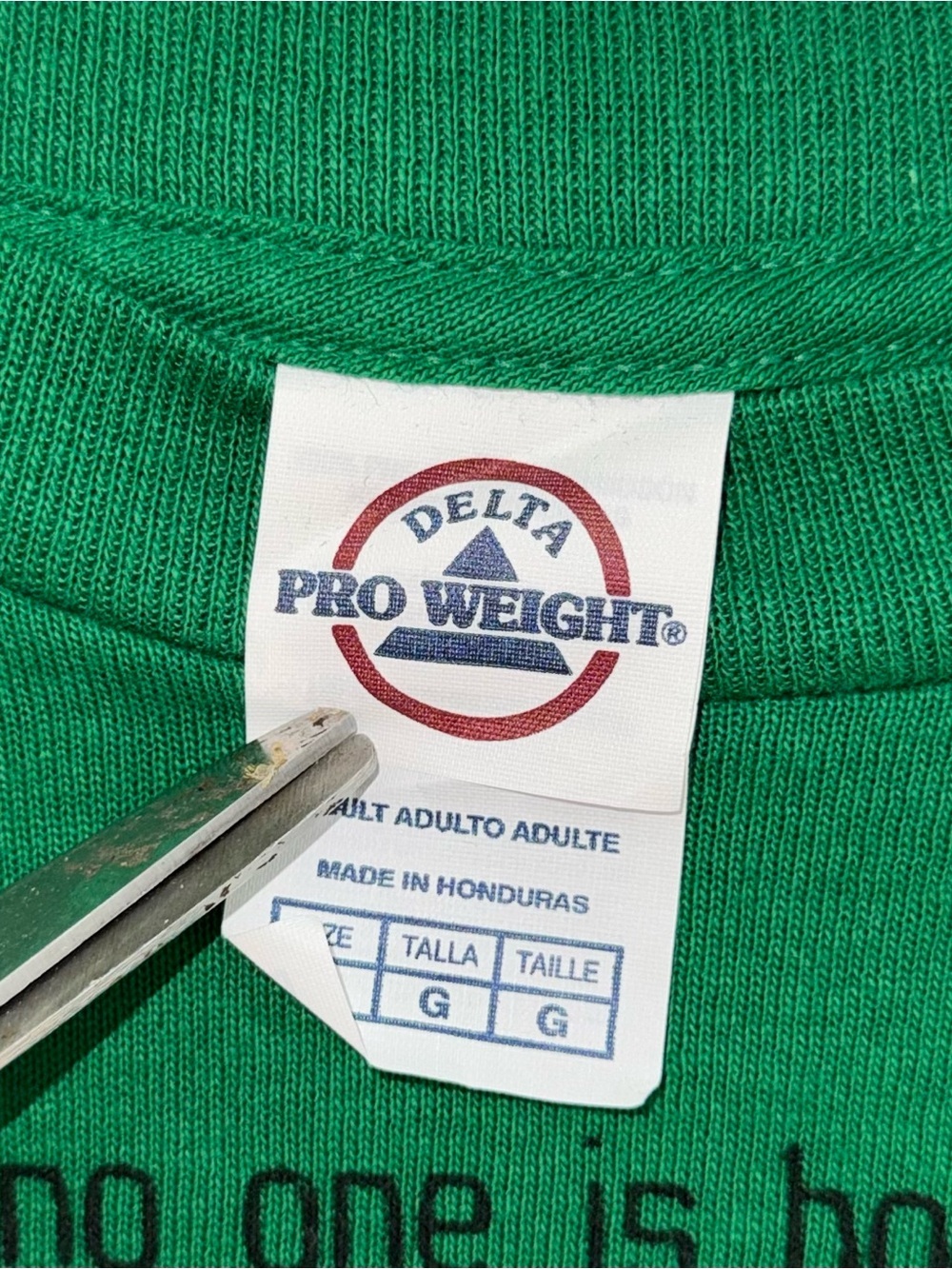 Delta Pro Weight You’re an Idiot Funny Graphic T-Shirt Men’s L Green Novelty New - Picture 3 of 10